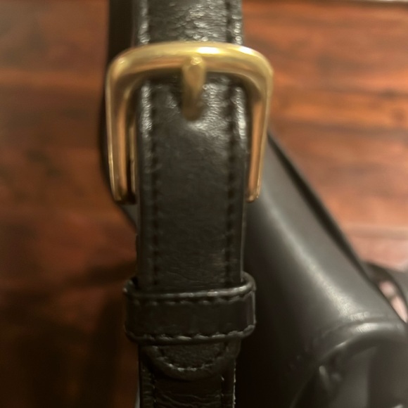 COACH Vintage Leather Crossbody Bag Black - Picture 10 of 14